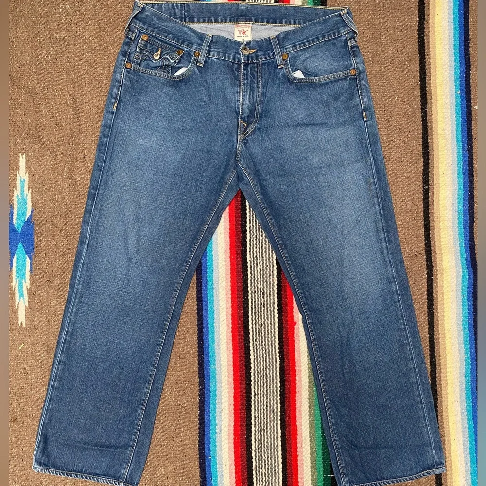 Mens TRUE RELIGION Denim Jeans Size 36